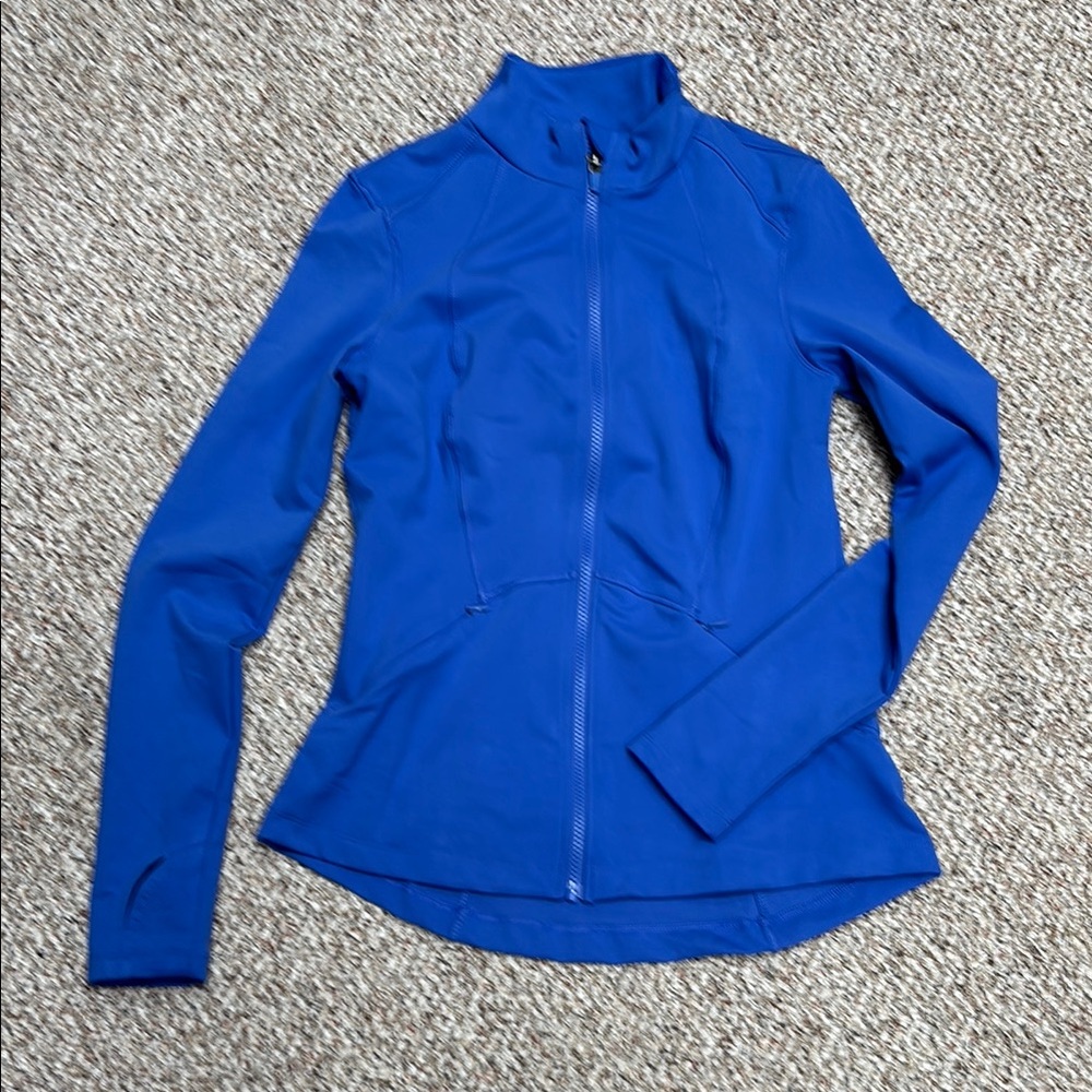 Spyder Blue Utility Jacket with Zip-Front Design